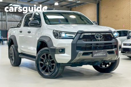 White 2023 Toyota Hilux Double Cab Pick Up Rogue (4X4)