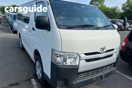 White 2015 Toyota HiAce Commercial 4D DX 4WD