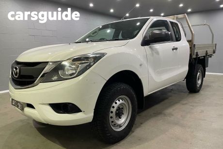 White 2015 Mazda BT-50 Freestyle Cab Chassis XT (4X2)