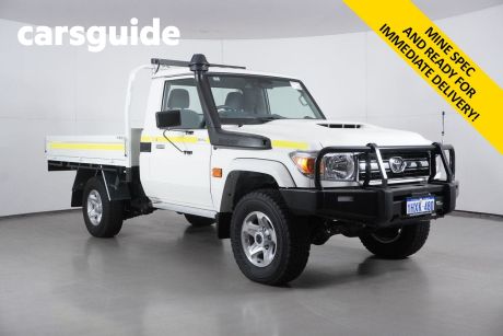 White 2022 Toyota Landcruiser 70 Series Cab Chassis LC79 GXL