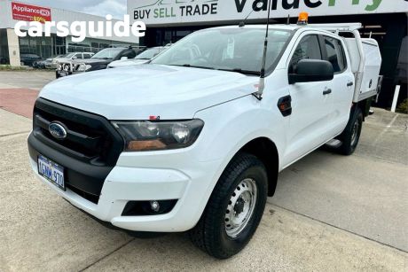 White 2018 Ford Ranger Double Cab Chassis XL 3.2 (4X4)