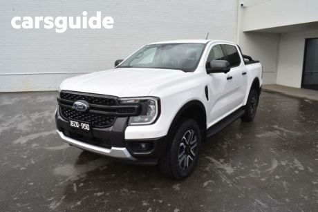 White 2022 Ford Ranger Double Cab Pick Up Sport 3.0 (4X4)