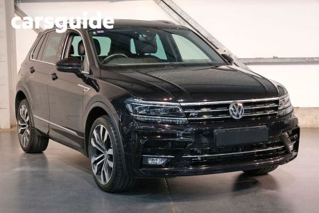 Black 2018 Volkswagen Tiguan Wagon 162 TSI Highline
