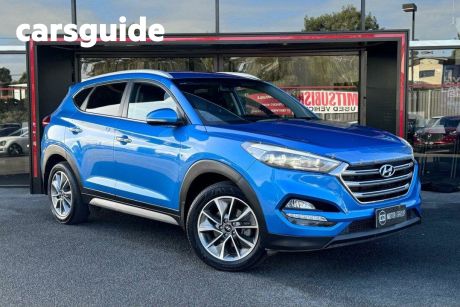 Blue 2017 Hyundai Tucson Wagon Elite (awd)