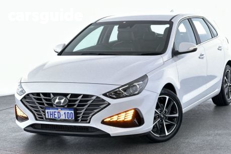 White 2020 Hyundai I30 Hatchback Elite