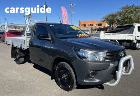 Grey 2016 Toyota Hilux Cab Chassis Workmate