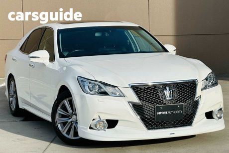 White 2013 Toyota Crown OtherCar ATHLETE GRS214 RWD 6CYL 3.5L 6SP AUTOMATIC 4D SEDAN