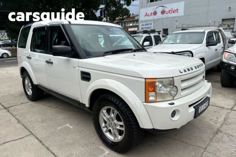White 2008 Land Rover Discovery 3 Wagon SE