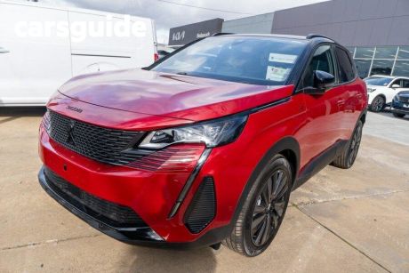 Red 2023 Peugeot 3008 Wagon GT Sport 1.6 THP