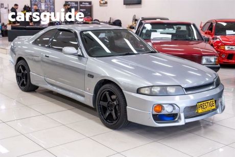Silver 1996 Nissan Skyline Coupe GTS-T