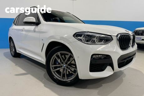 White 2020 BMW X3 Wagon Xdrive30I M Sport