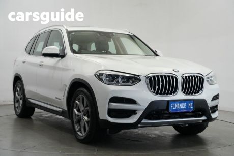 White 2018 BMW X3 Wagon Xdrive 20D