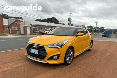Yellow 2016 Hyundai Veloster Hatch SR Coupe D-CT Turbo