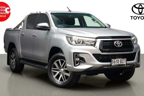 Silver 2019 Toyota Hilux Double Cab Pick Up SR5 (4X4)