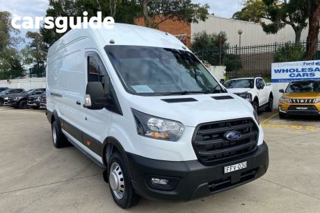 White 2023 Ford Transit Commercial 430e High Roof