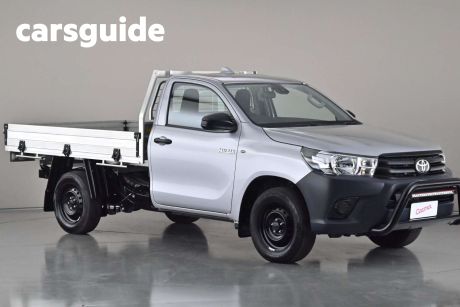 Silver 2022 Toyota Hilux Cab Chassis Workmate (4X2)