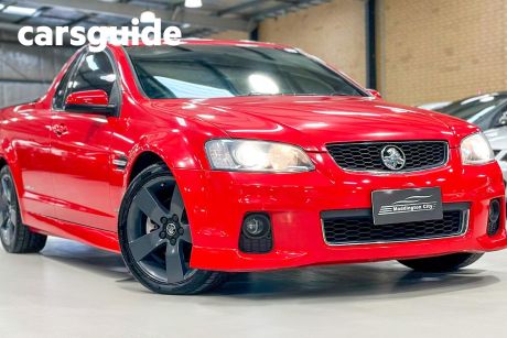 Red 2012 Holden Commodore Utility SS