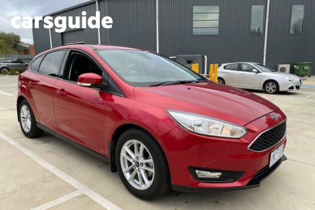 Red 2018 Ford Focus Hatchback Trend