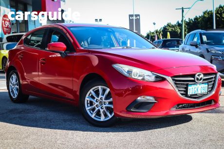 Red 2016 Mazda 3 Hatchback Maxx