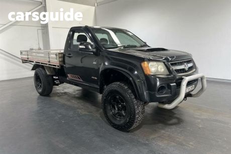 Black 2008 Holden Colorado Cab Chassis LX (4X4)