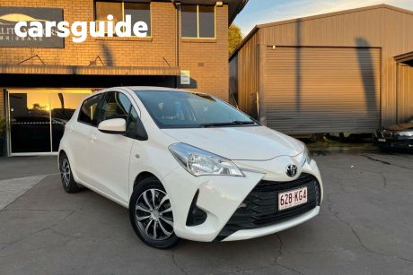 White 2017 Toyota Yaris Hatch Ascent NCP130R