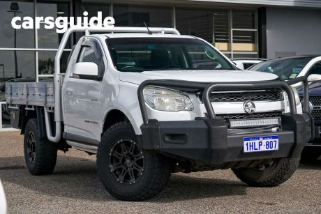White 2012 Holden Colorado Crew Cab Chassis LX (4X2)