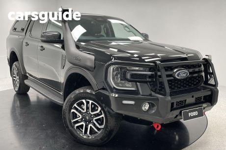 Black 2022 Ford Ranger Double Cab Chassis XLT 3.0 (4X4)