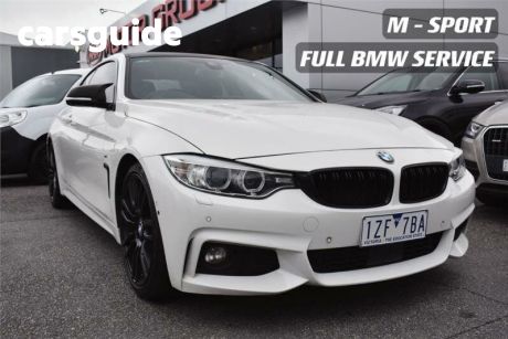 White 2016 BMW 420D Coupe Modern Line
