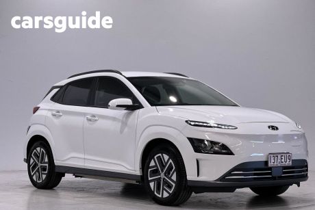 White 2022 Hyundai Kona Wagon Elite Electric EXT Range
