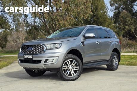Silver 2022 Ford Everest SUV Trend