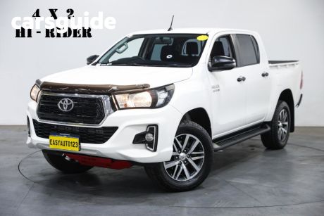 White 2019 Toyota Hilux Double Cab Pick Up SR HI-Rider
