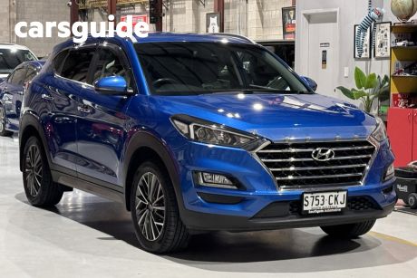 Blue 2019 Hyundai Tucson Wagon Elite (fwd)