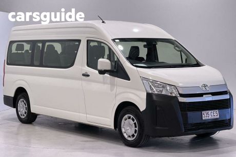 White 2019 Toyota HiAce Commercial Commuter