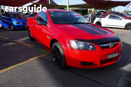 Red 2008 Holden Commodore Utility Omega