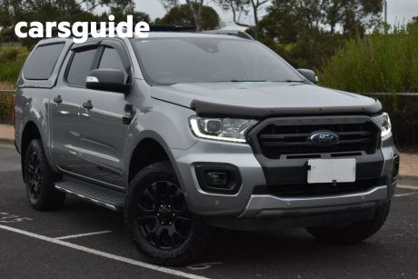 Silver 2021 Ford Ranger Double Cab Pick Up Wildtrak X 2.0 (4X4)