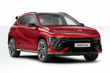 Red 2024 Hyundai Kona Wagon Premium N Line Sunroof
