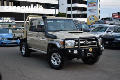 Beige 2021 Toyota Landcruiser 70 Series Double Cab Chassis GXL