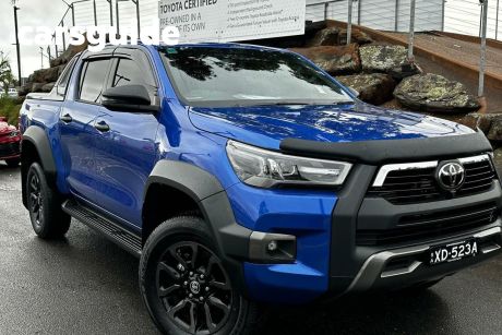 Blue 2022 Toyota Hilux Double Cab Pick Up Rogue (4X4) 6 Speaker