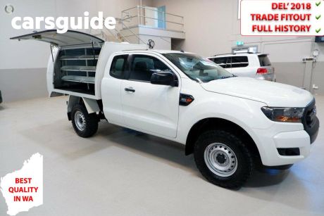 White 2017 Ford Ranger Super Cab Chassis XL 3.2 (4X4)