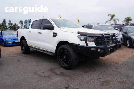 White 2020 Ford Ranger Double Cab Chassis XL 2.2 (4X4)