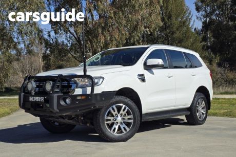White 2018 Ford Everest SUV Trend