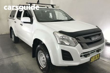 White 2018 Isuzu D-MAX Space Cab Utility SX HI-Ride (4X2)