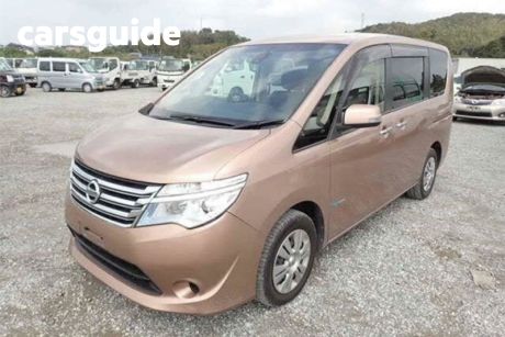 Brown 2014 Nissan Serena OtherCar HYBRID PEOPLE MOVER