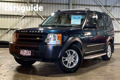Blue 2007 Land Rover Discovery 3 Wagon S