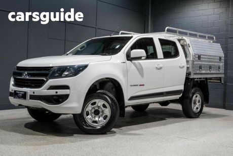 White 2019 Holden Colorado Crew Cab Chassis LS (4X4)