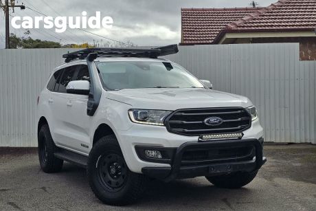 White 2021 Ford Everest Wagon Trend (rwd)