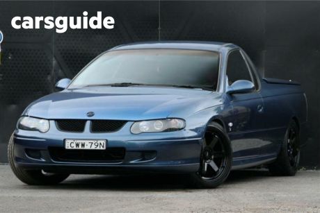 Blue 2001 Holden Commodore Utility S