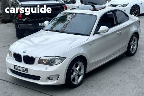 White 2012 BMW 120I Coupe