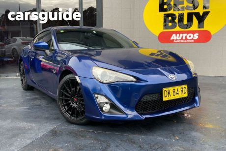 Blue 2013 Toyota 86 Coupe GTS