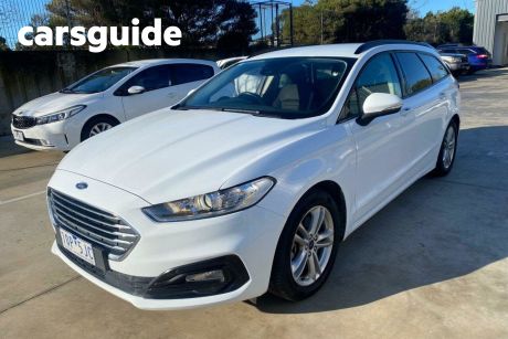 White 2019 Ford Mondeo Wagon Ambiente Tdci